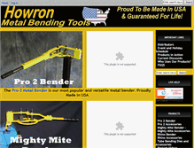 Tablet Screenshot of metalbendingtool.com
